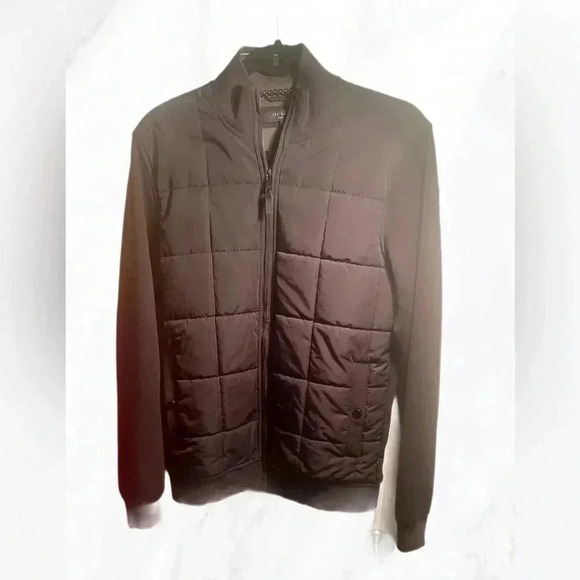 Ted Baker black padded jacket full zipper long sleeves 2 pocket jacket 2 - Picture 2 of 6